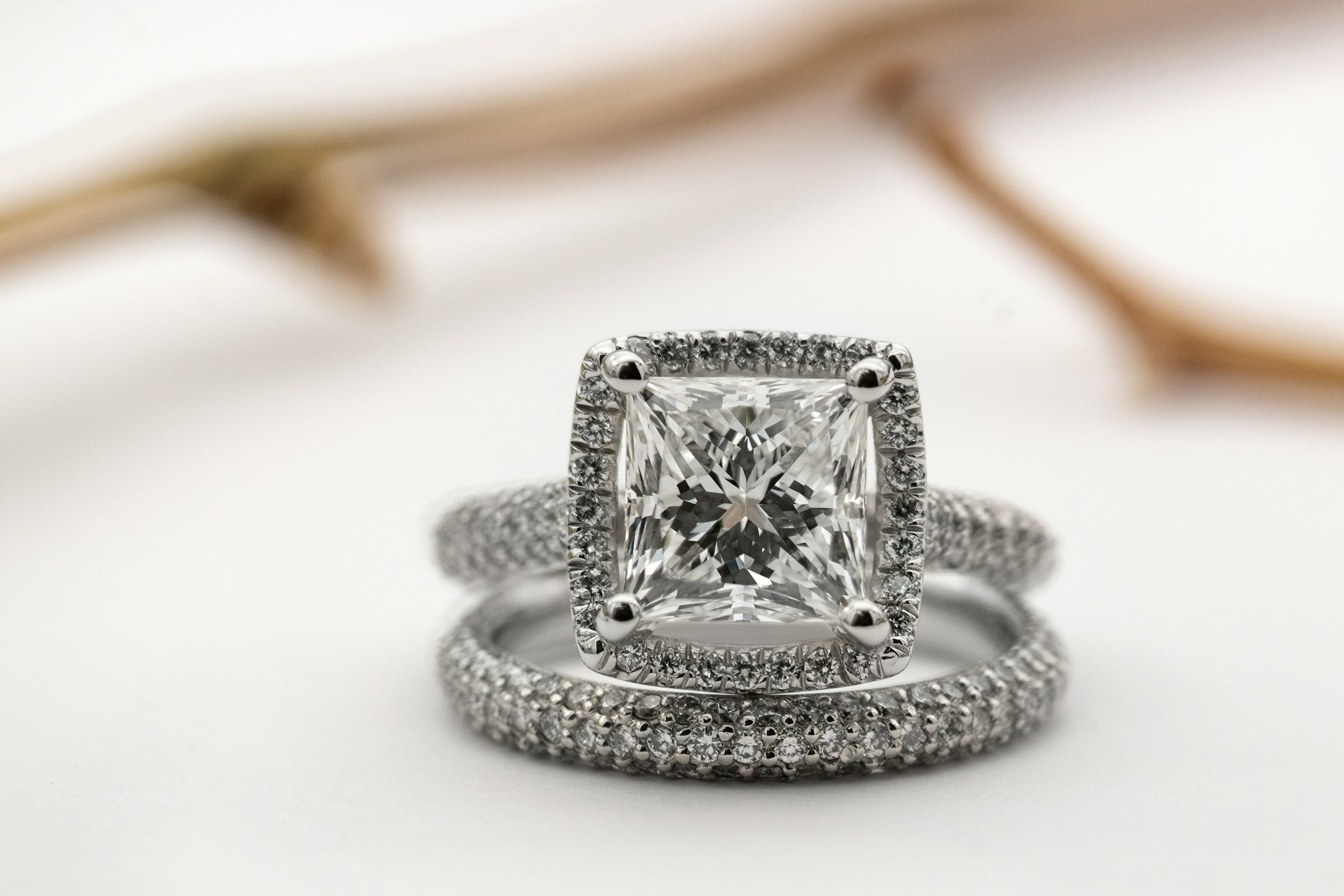 Cushion cut lab-grown diamond