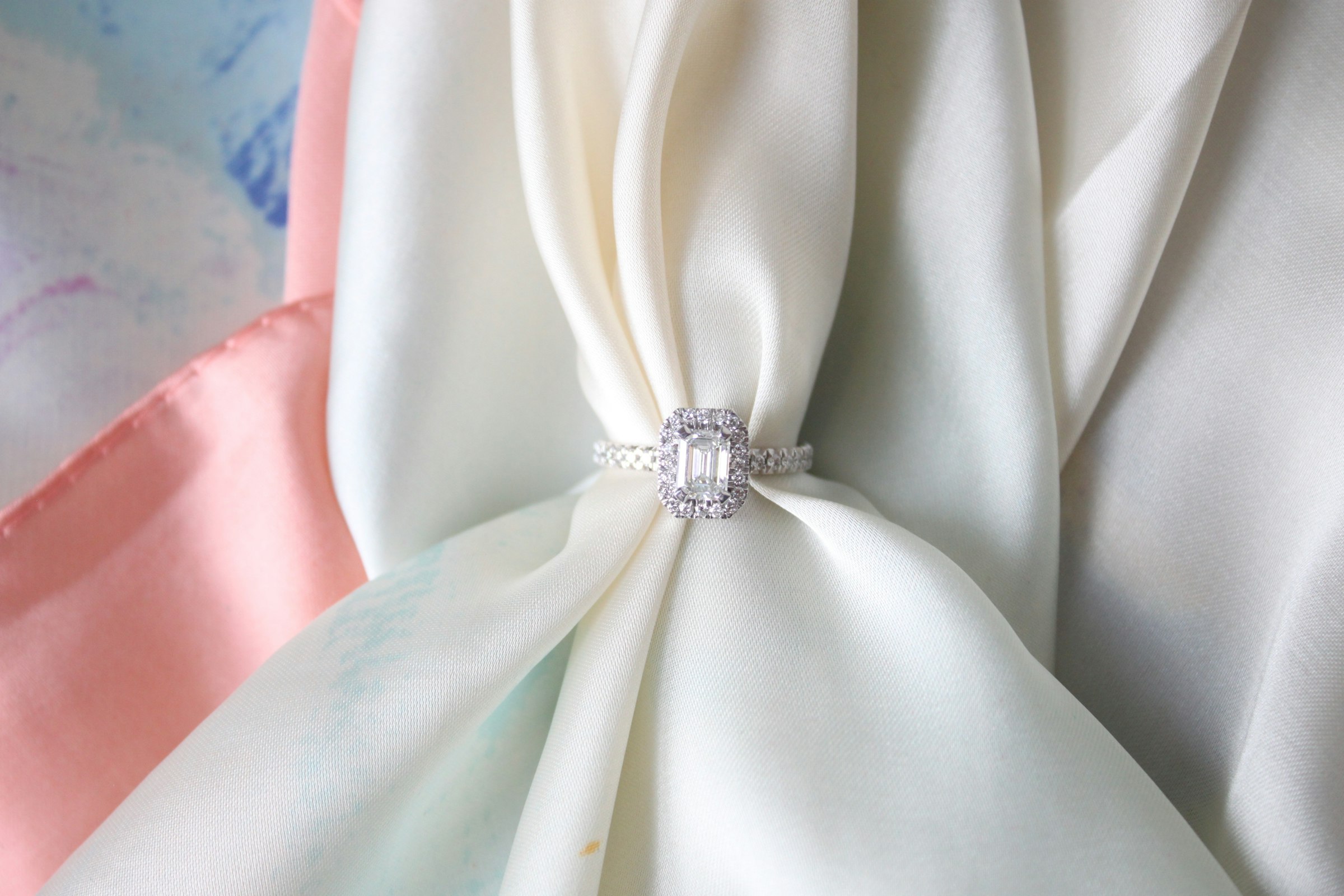 Asscher cut lab-grown diamond