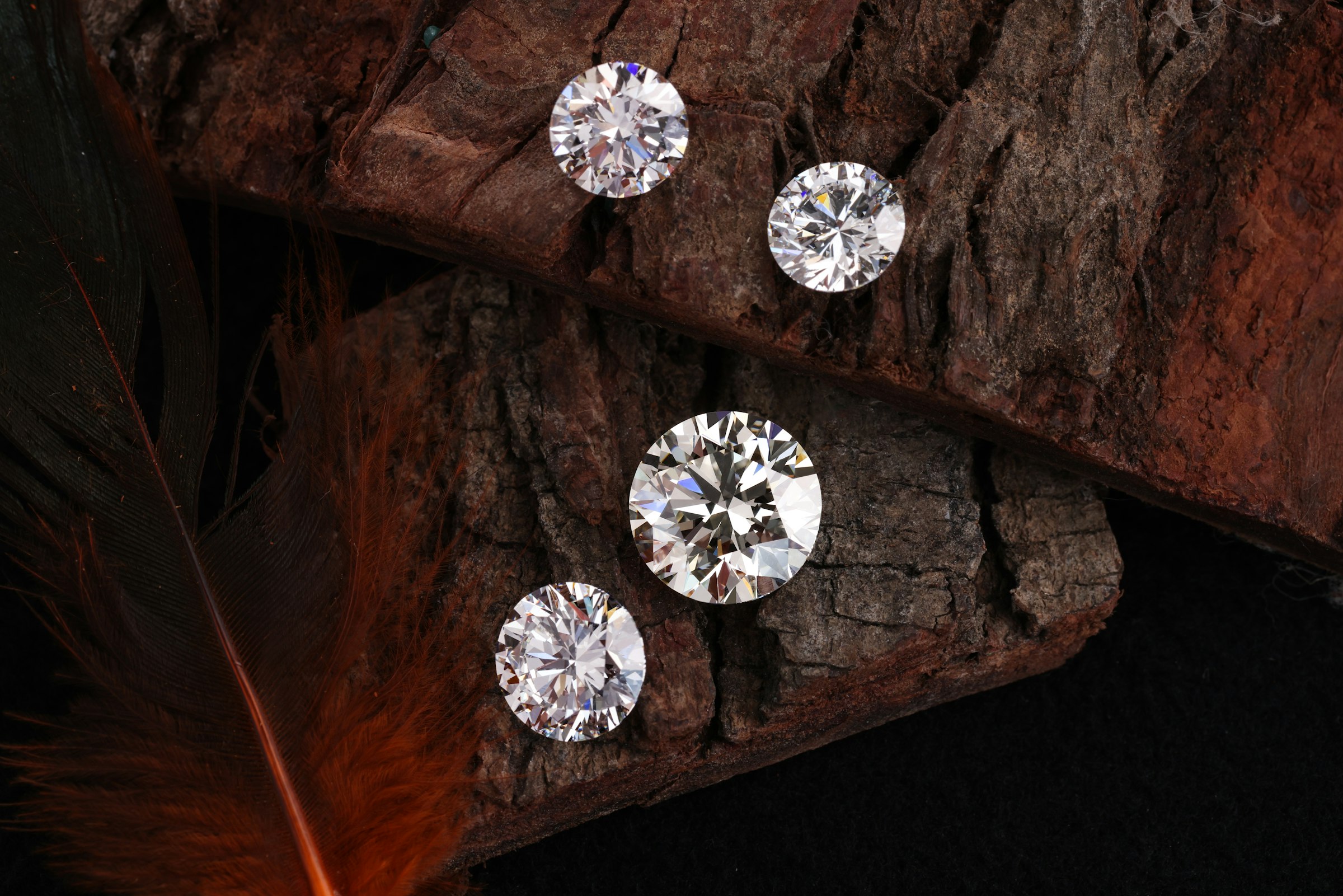 Taper cut lab-grown diamond
